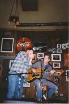 Bob Weir and harmonica player, date unknown