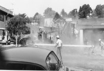 Demolishing the Fidelity Savings Bank building, circa 1975