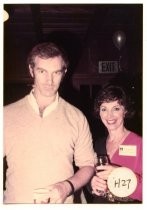 John Sayles and Kit M. Cole at the opening night film, 1984