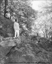 Hikers in Cascade Canyon, 1964