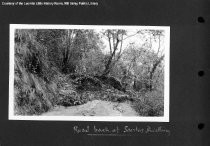 "The Storm": Road Behind the Santos Dwelling, With Two Smiling Girls, 1925 (Original Format)