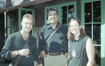 Andrew Litvack and Joni Cooper at the Filmmakers Brunch during the Mill Valley Film Festival, 2002