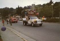 Parade with Tamalpais High School in background, 1985