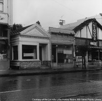 Figur's Meat Market and L. Gresch's barber shop, 1953