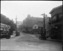 Looking up Throckmorton Avenue, early 1929