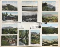 Collection of postcards of Mill Valley and Mount Tamalpais, circa 1900s