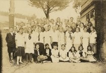 Summit School eighth grade class of 1918 and seventh grade class of 1916, 1916