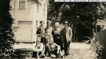 Group posing off of Corte Madera Avenue, 1925