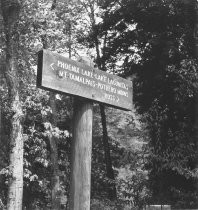 Trail signs, date unknown