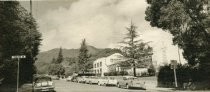 Mill Valley's Old Mill School and Throckmorton and Cascade Drive, 1960