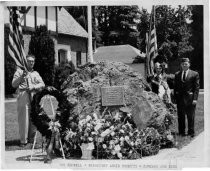 Veterans of Foreign Wars monument at Mill Valley City Hall, circa 1953