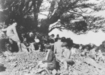 Dedication for Dad O'Rourke Bench, 1927