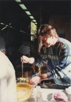 Residents and staff at Mill Valley Library 25th anniversary, 1991