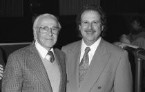 Filmmaker Richard Fleischer with Mark Fishkin, 1993