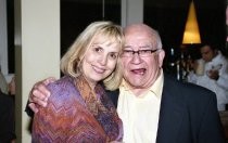 Ed and Cindy Asner at the Tribute to Ed Asner Reception, 2002