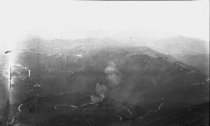 Double Bow Knot with steaming train from Mt. Tamalpais