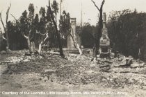 Fire damage on Middle Ridge, circa 1929