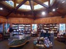 Muir Woods visitor center interior, 2019