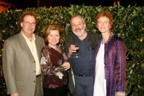 Mark Fishkin, Imelda Staunton, Mike Leigh and Zoë Elton, 2004