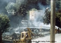 Fire on throckmorton in Mill Valley, 1984-06-18