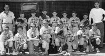 Little League team photo of the "MV Boys Club", 1955