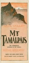 Mill Valley and Mt. Tamalpais Scenic Railway brochure and timetable