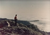 View of bay with fog, 1986