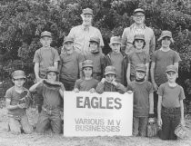 Little League team photo of the "Eagles", date unknown