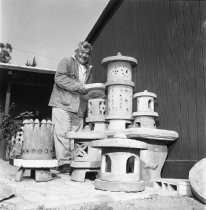 John Iacometti and sculpture, 1964