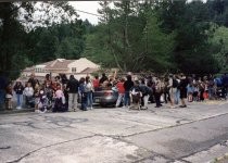 Spectators at the Memorial Day Parade, 1999