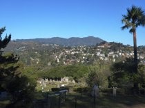 Fernwood Cemetery monumental view, 2019