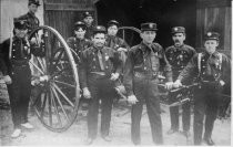 Mill Valley Firemen Champion Hose Cart Team, 1908