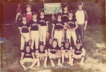 Mill Valley Little League Yankees team, 1980