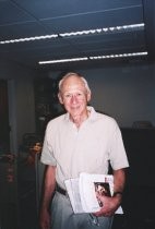 Library staff, Bernie Blumberg, 2001