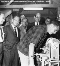 VIP tour of the Mill Valley Record, circa 1950's