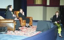 Dianne Wiest, Ben Fong-Torres, and Zoë Elton at the Mill Valley Film Festival, 2002