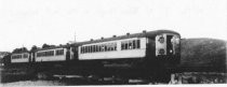 The Almonte Station with commuter train in Mill Valley, circa 1940's