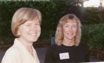 Mayor Catherine Barnes and Anne Montgomery, June 1994