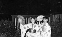 Mikado cast members, July 1954