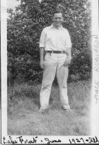 Lance Robinson at Lake Forat, 1927