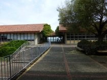 Golden Gate Baptist Theological Seminary walkway, 2016