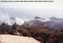 Grass fire on Mt. Tamalpais, 1981-06-20