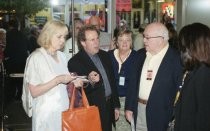 Ed and Cindy Asner at the Tribute to Ed Asner, 2002