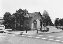 Mill Valley Depot station 4, Greyhound Bus Station & old clock tower, 1980