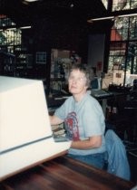 Mill Valley Public Library recarpeting project, 1987