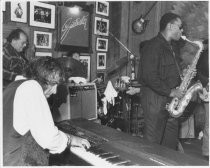 Nick Gravenites, Pete Sears and Clarence Clemons, 1989