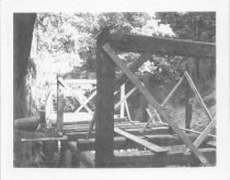 Restoration of John Reed's Sawmill in Old Mill Park, 1968