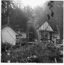 Cottages at Creek Lane and Throckmorton Avenue, 1961