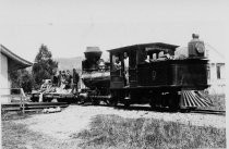 North Pacific Coast Railroad at Millwood station circa 1890