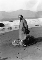 Ernest Bloch at Agate Beach, date unknown